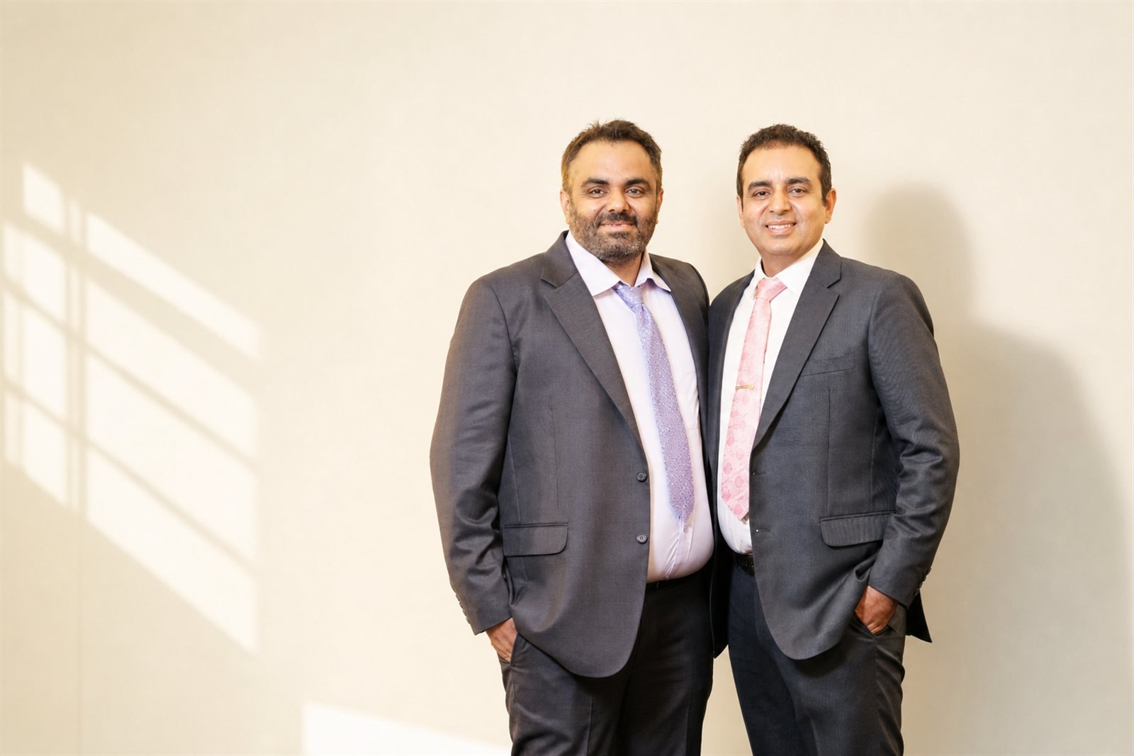 The two founders of Creative Works